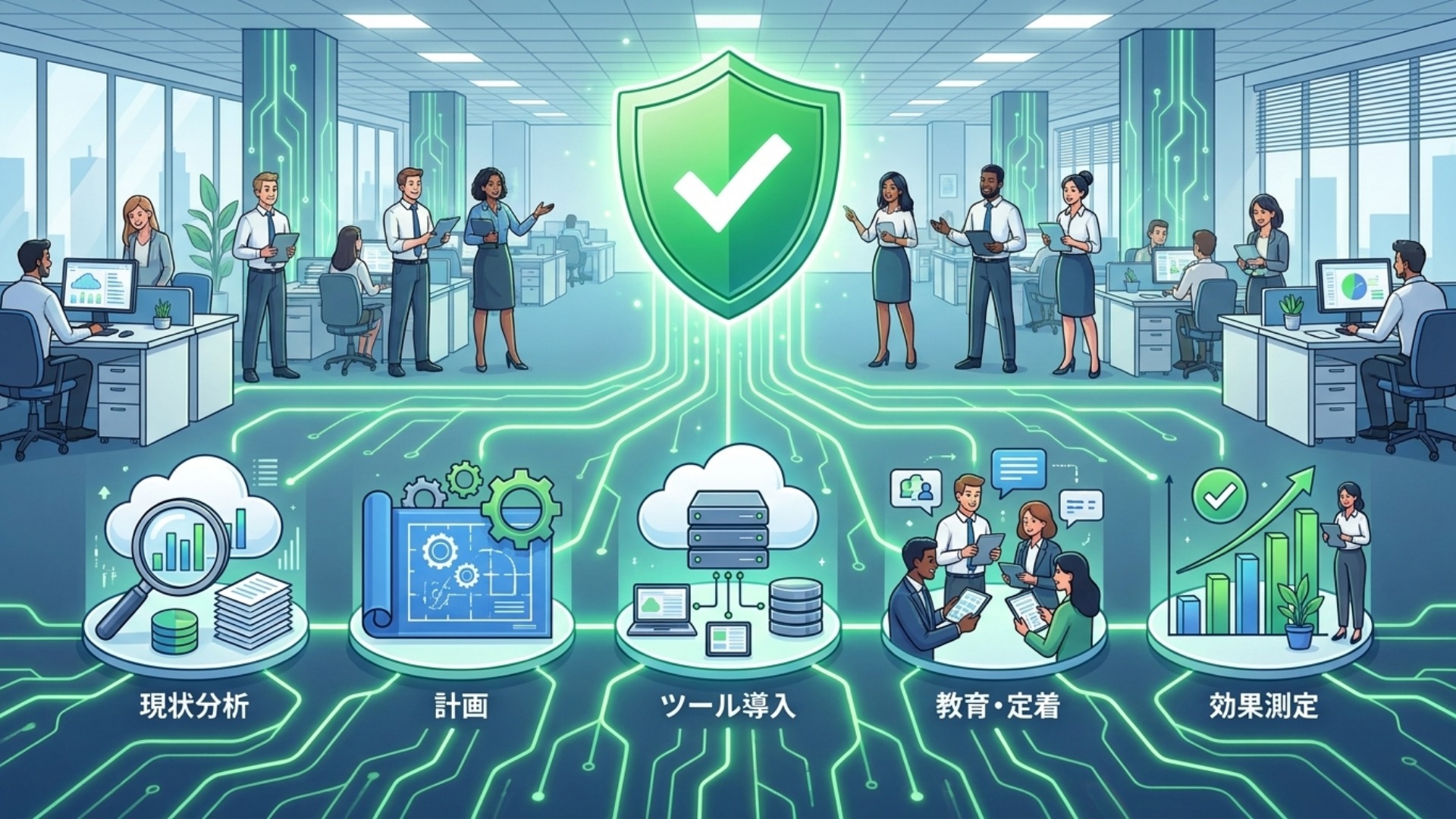 社内情報の一元化を成功させる5つのステップ