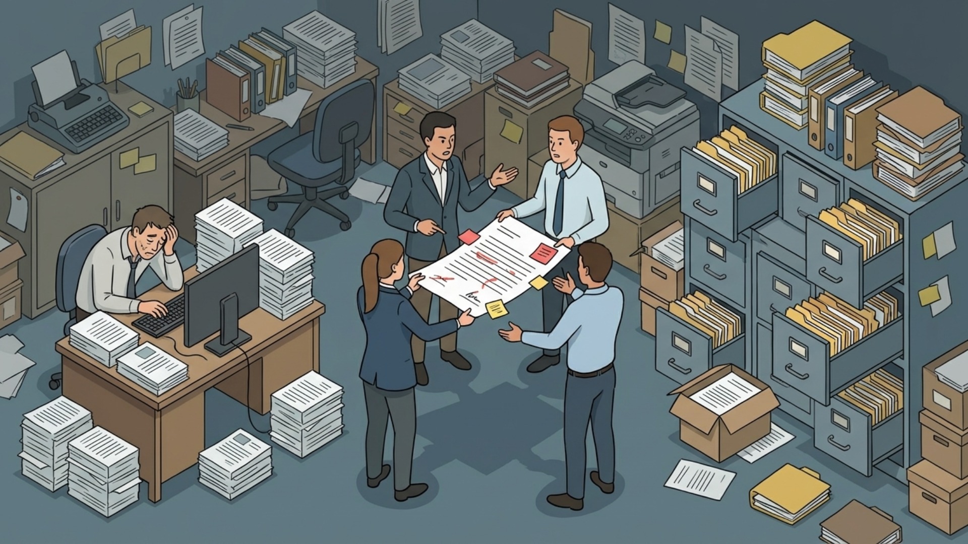 契約書作成で非効率になりがちな業務とは？