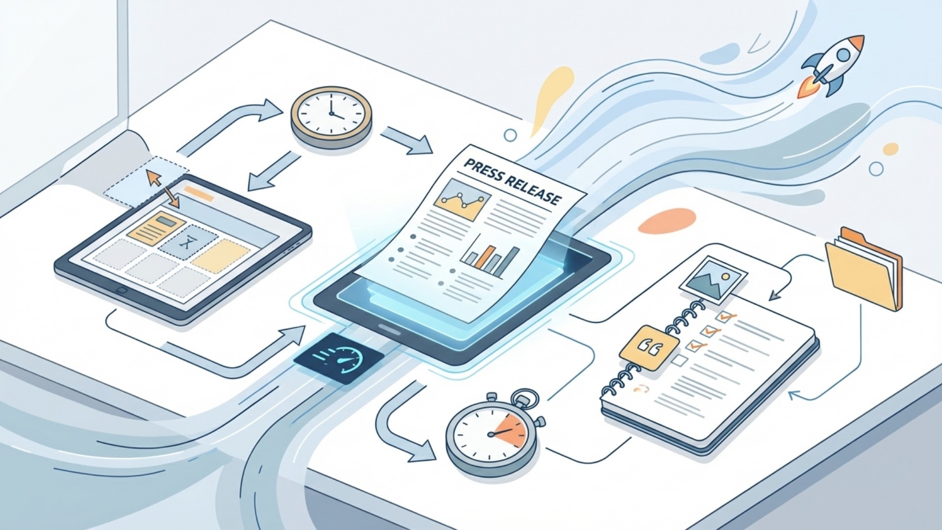 【すぐに実践できる】プレスリリース作成時間を短縮する基本テクニック