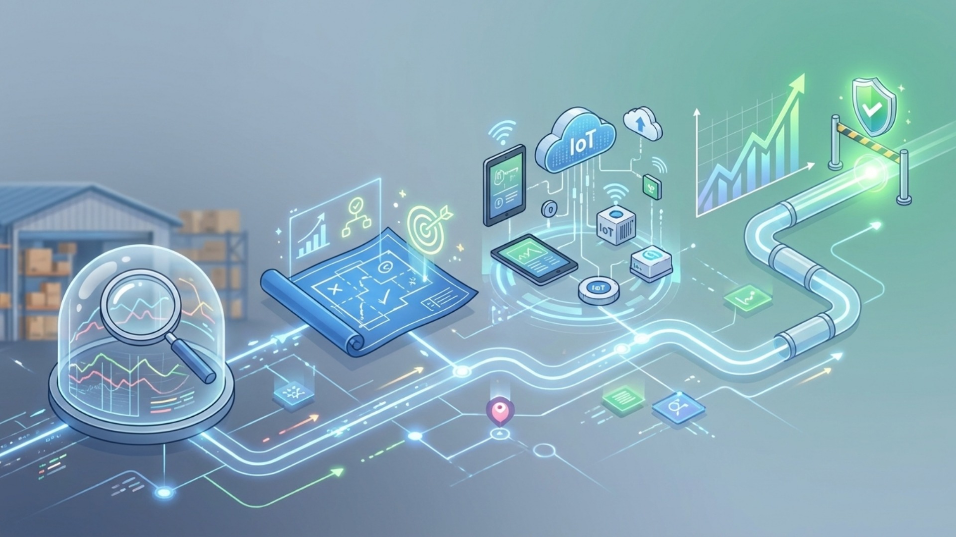 物流の見える化を実現する4つのステップ