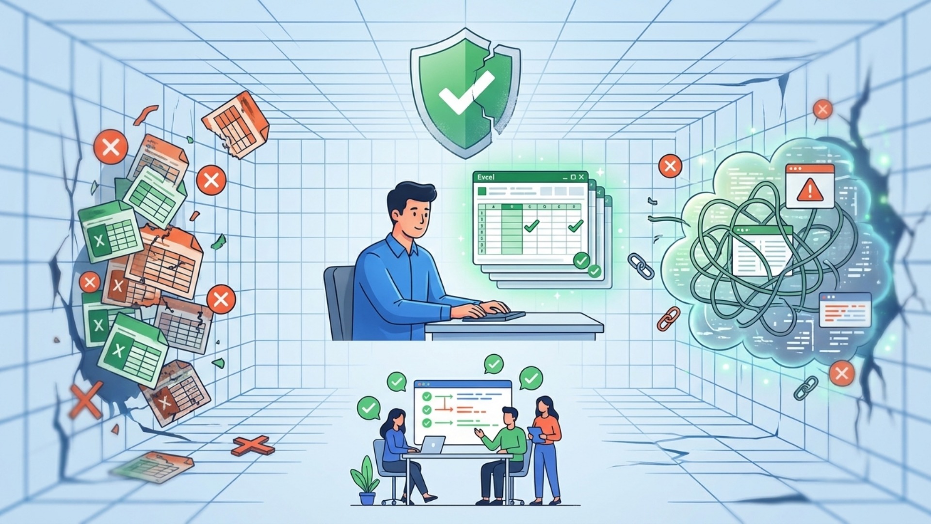 Excelの標準機能でできるバージョン管理術とその限界