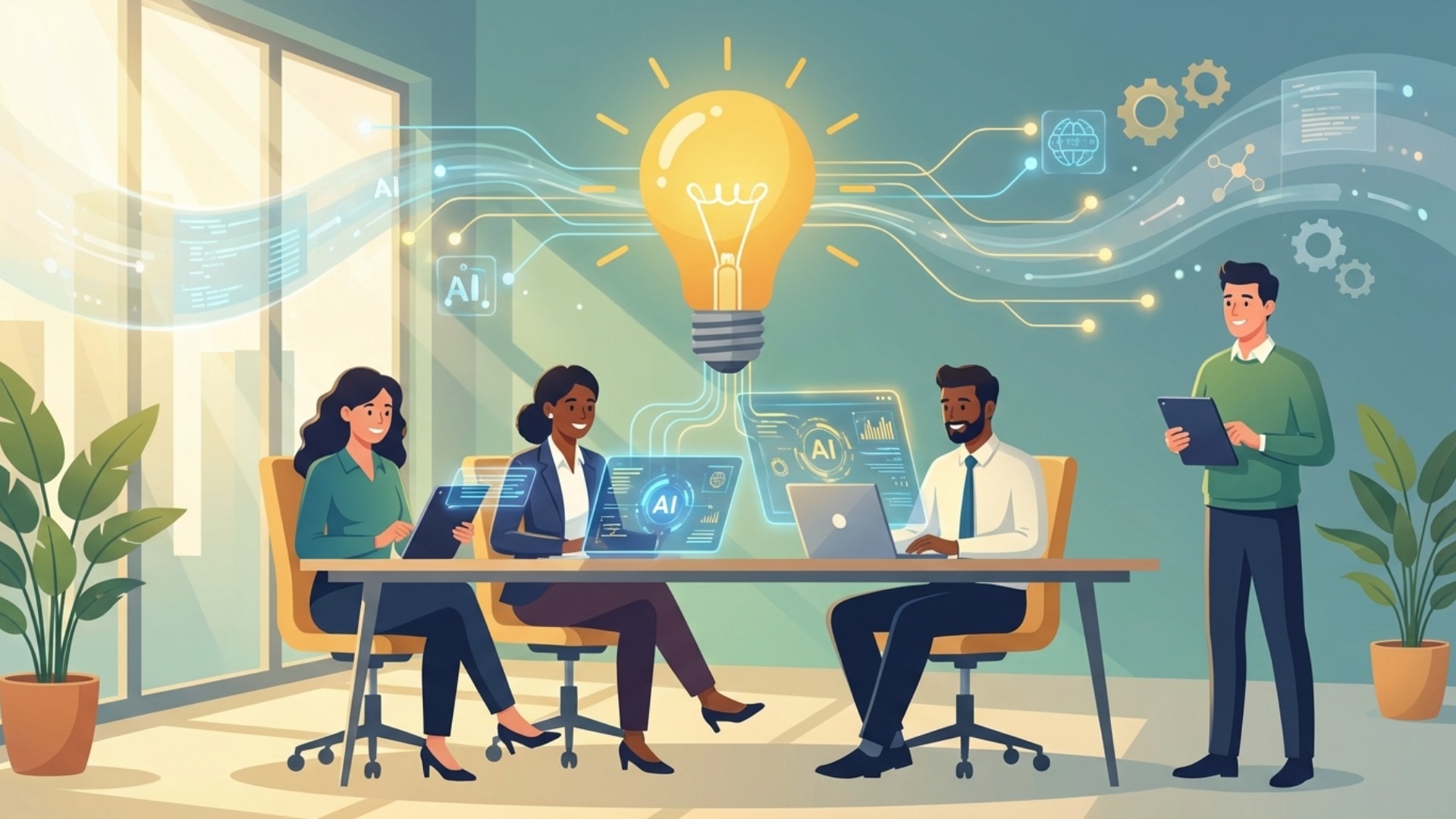 成功事例に学ぶ！現場のAI活用が情シスの負担を減らす好循環