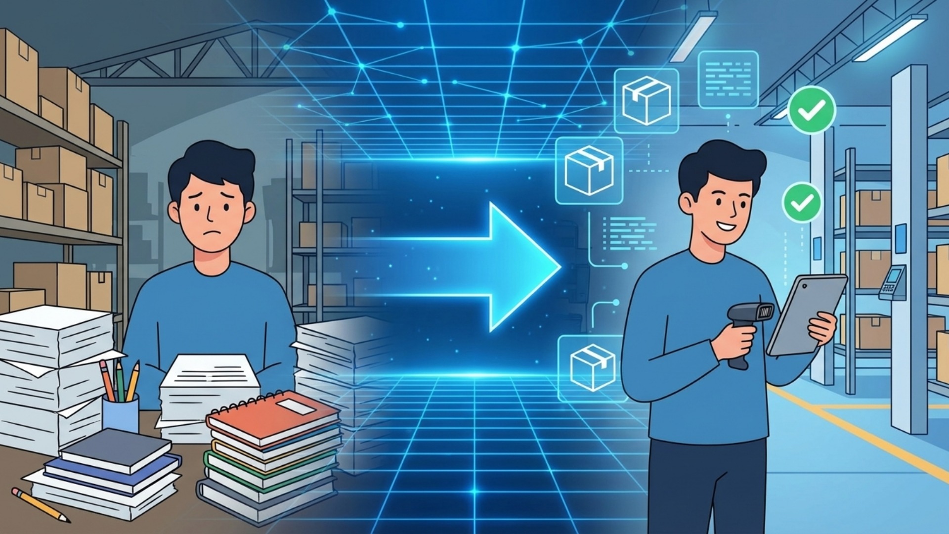 手書きからのステップアップ！入出庫管理の効率化手法