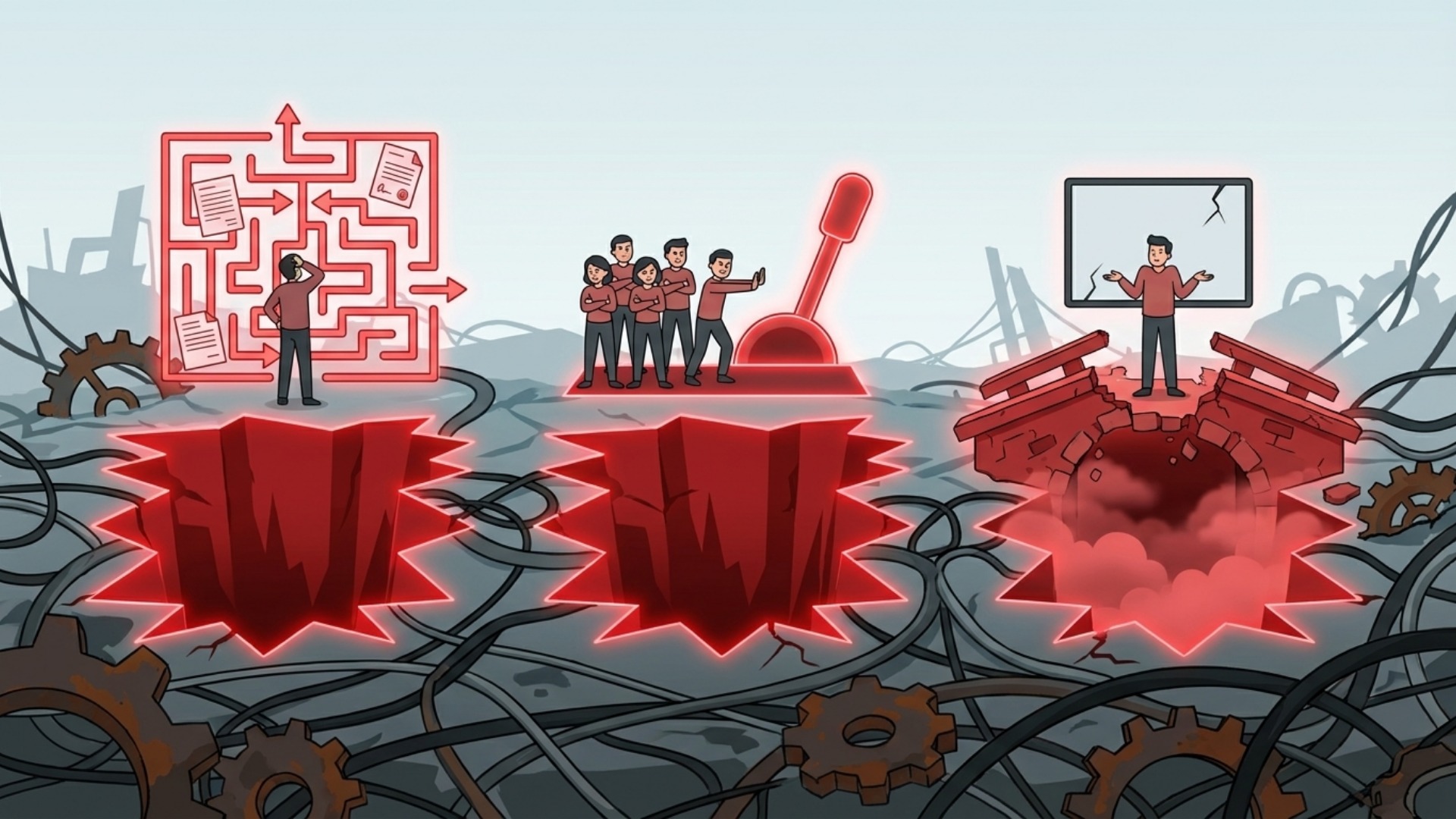 【注意点】属人化解消を進める上での3つの落とし穴