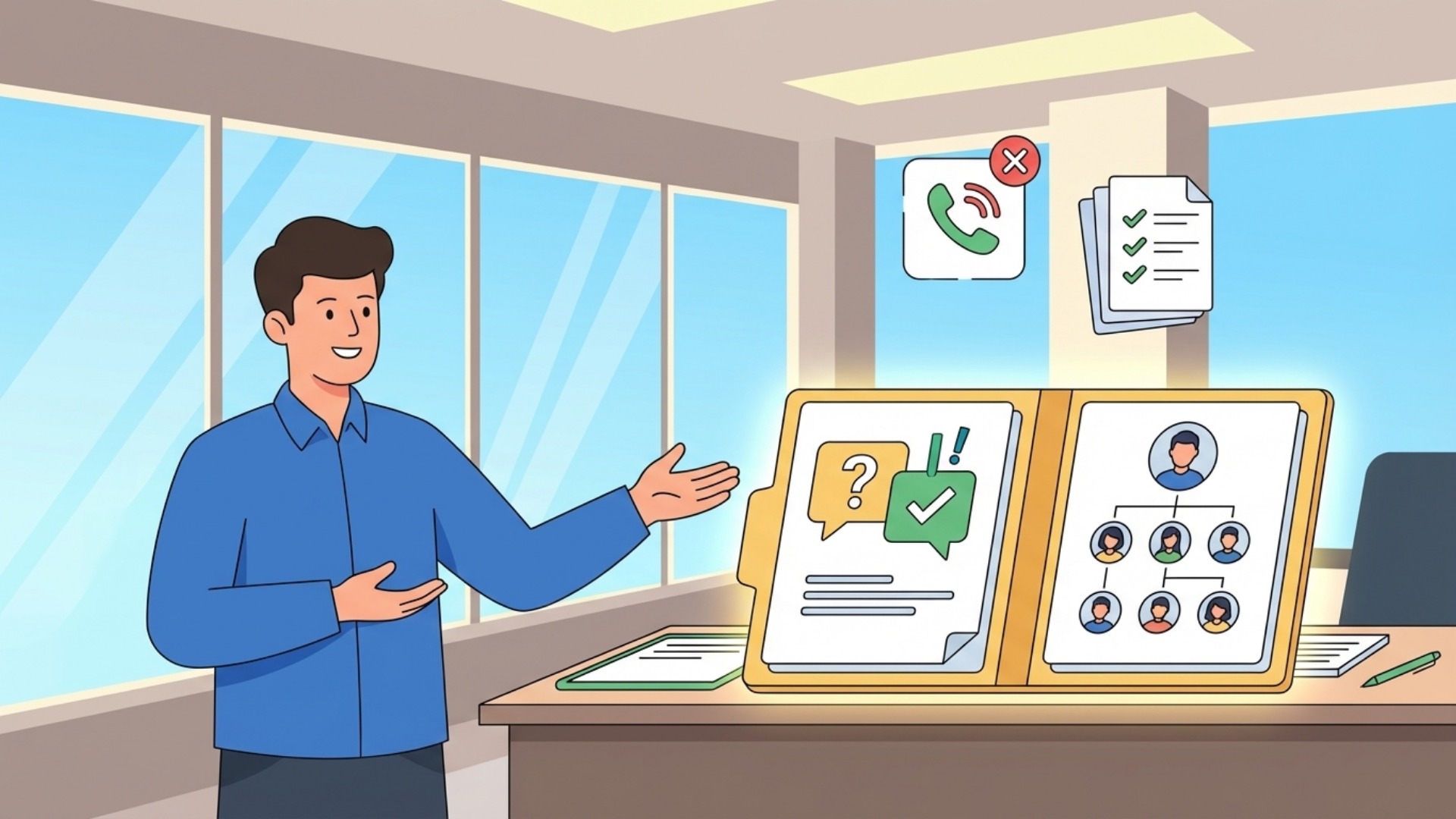 退職後の問い合わせを減らすための工夫