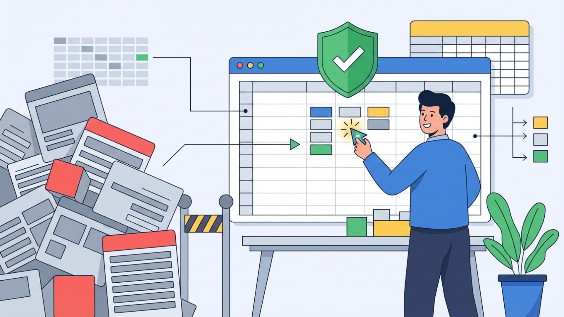 スプレッドシートの肥大化を防ぐためのデータ管理術