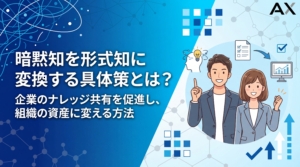 暗黙知を形式知に変換
