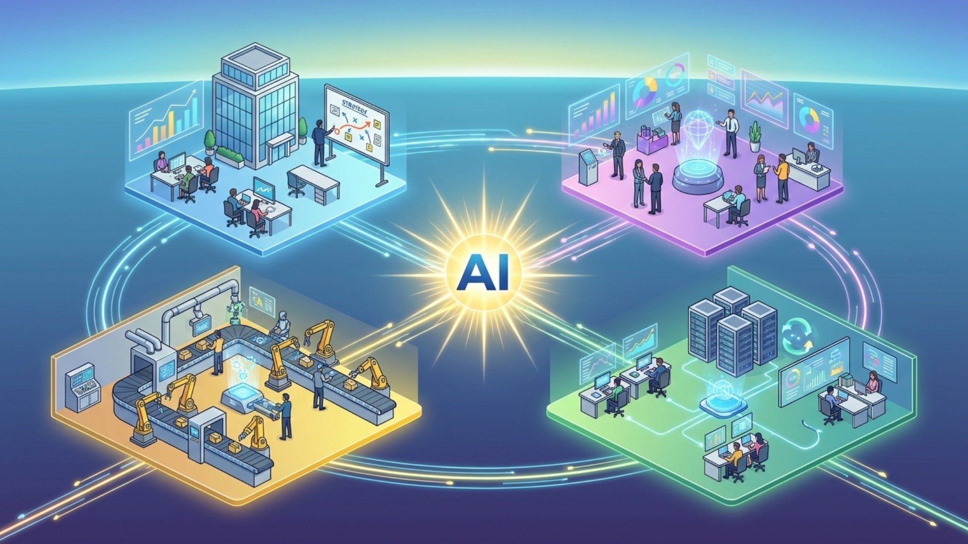 【部門別】AI活用の具体的な経営変革シナリオ