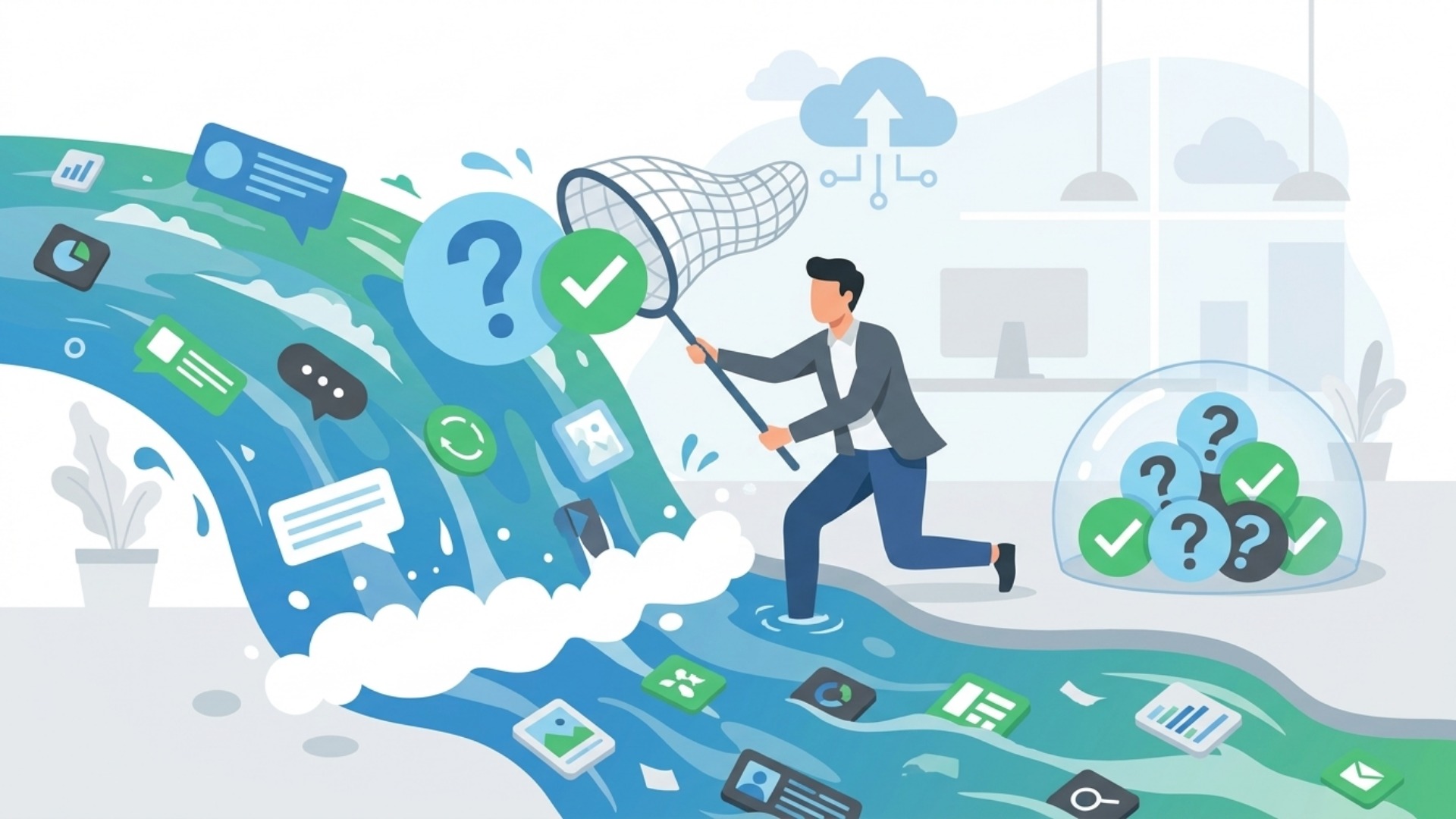 チャットで流れる情報が見つからない問題に関するFAQ
