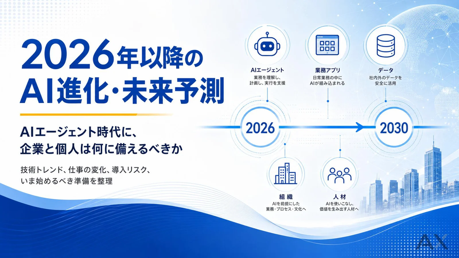 2026年以降のAI進化・未来予測