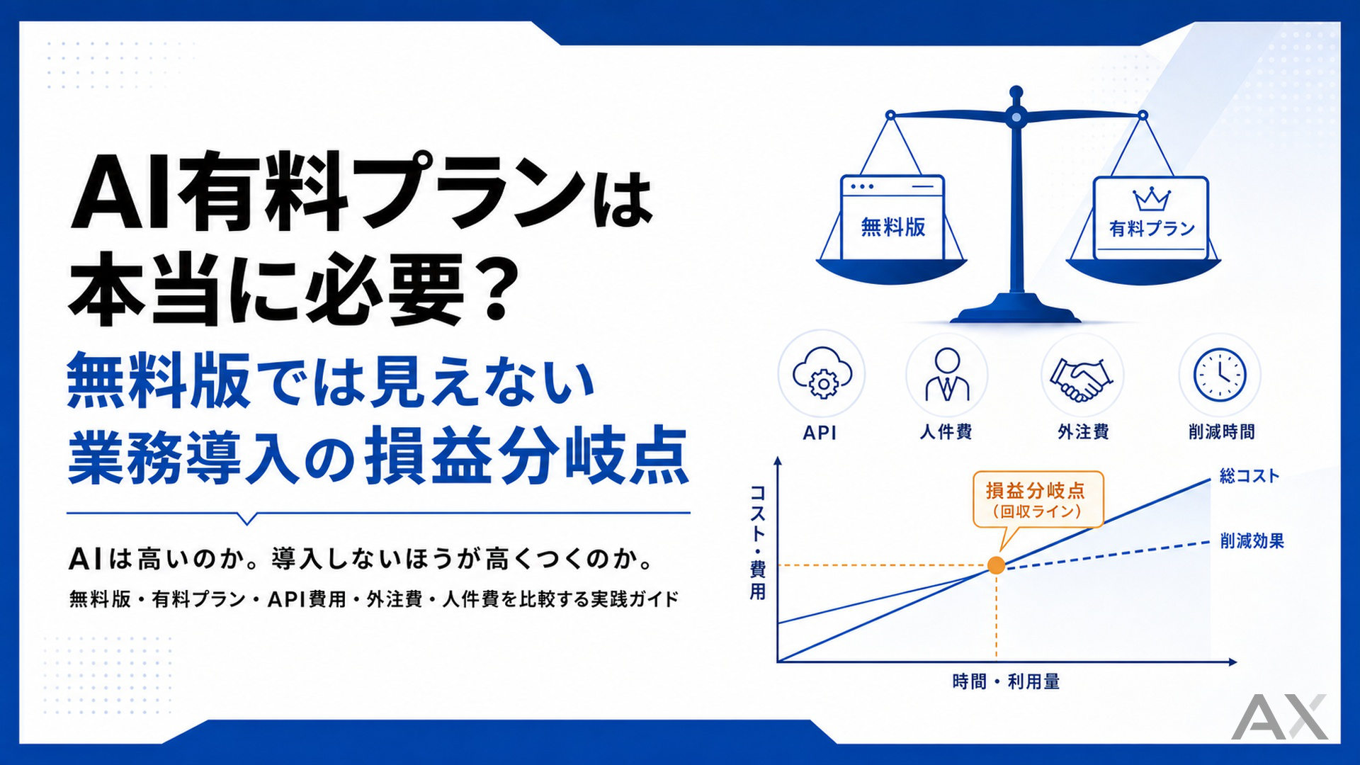 AI有料プランは本当に必要？