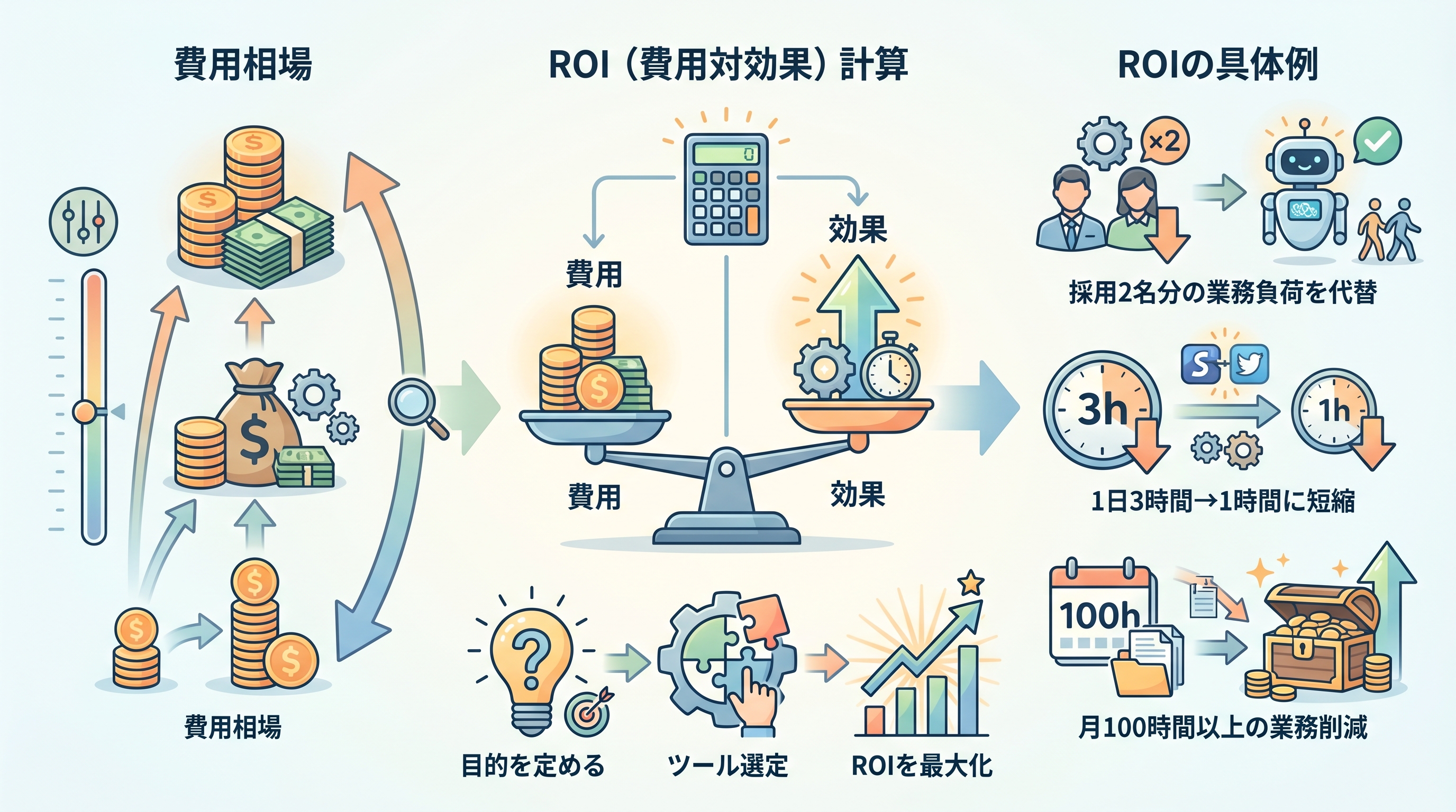 営業DXツールの費用相場とROI（費用対効果）