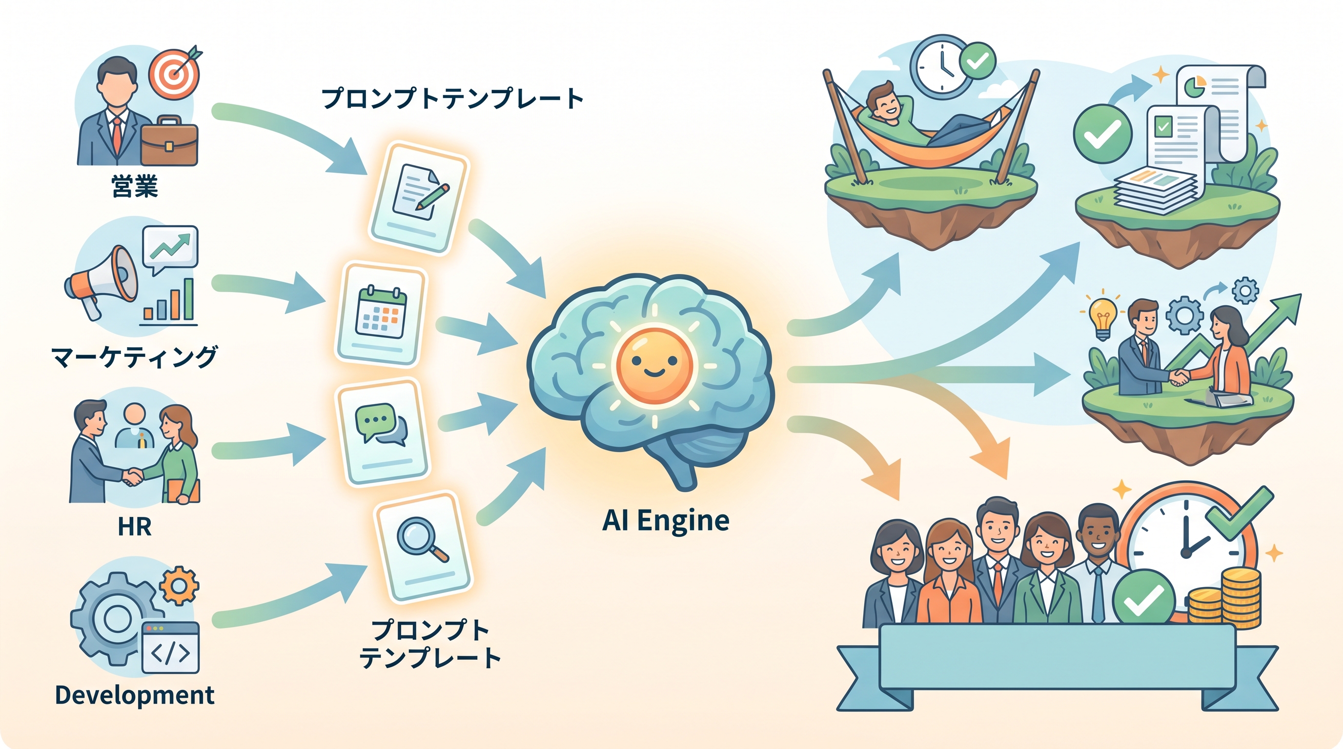 【職種別】すぐに使えるプロンプトテンプレート(営業・マーケティング・人事・開発)