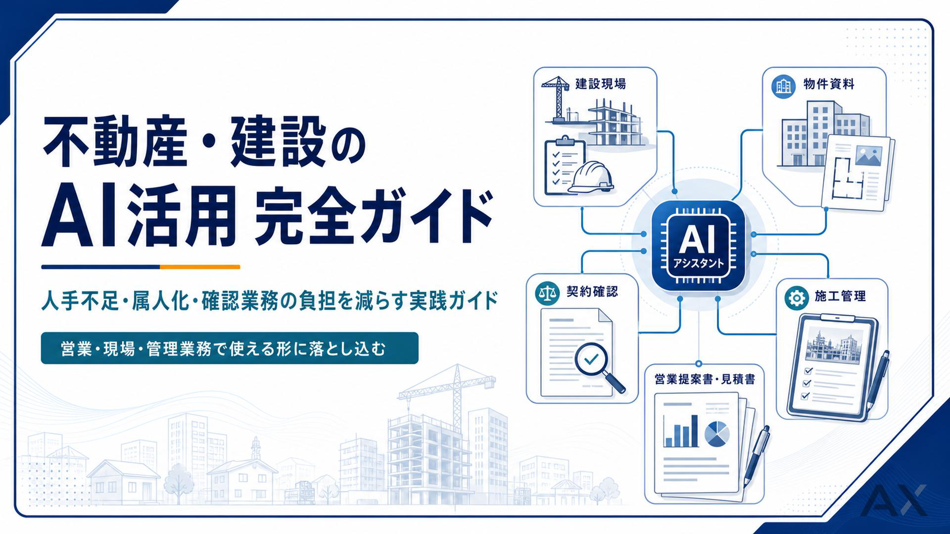 不動産・建設のAI活用完全ガイド