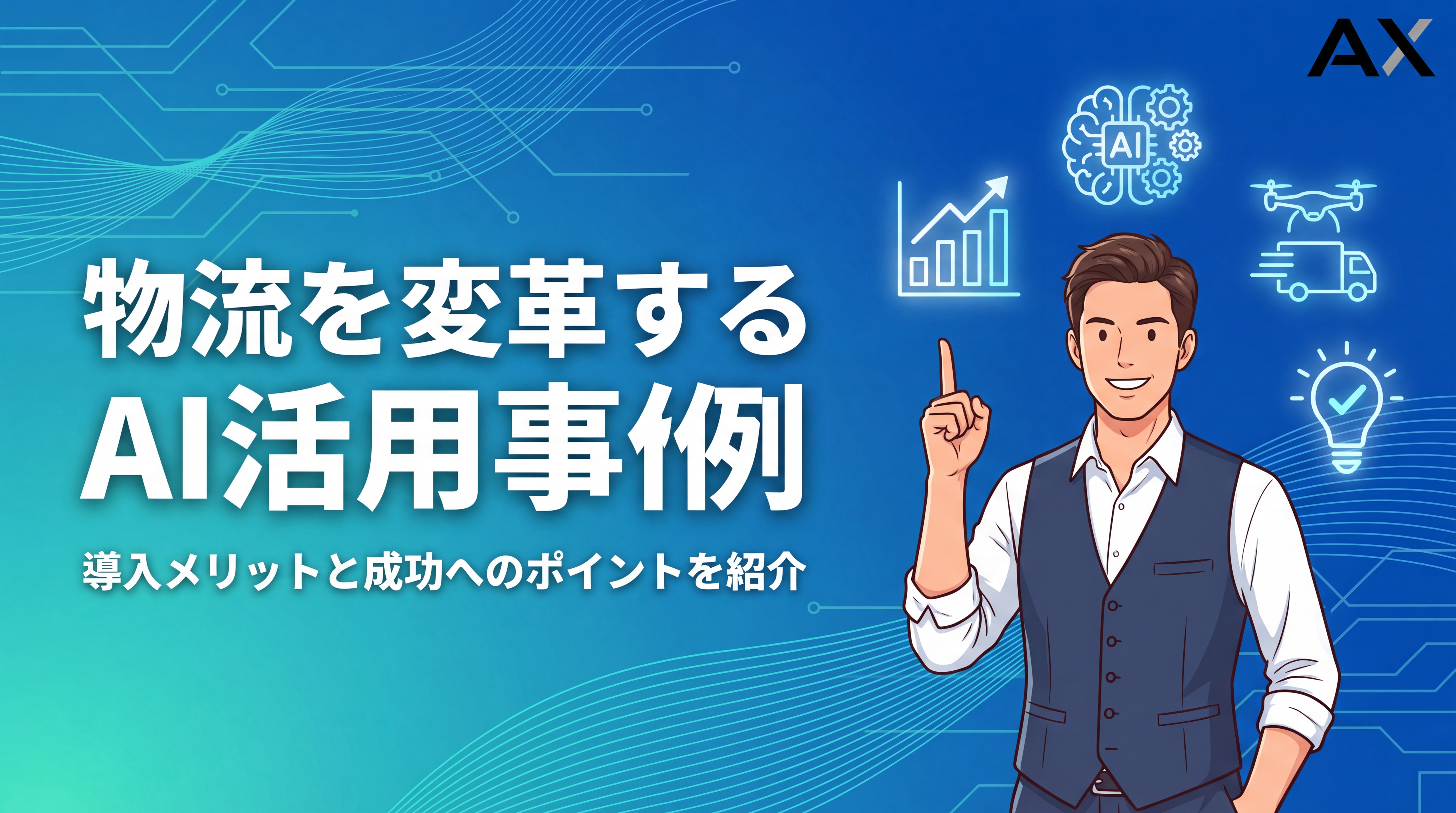 2026年】物流のAI活用事例12選！メリットや導入のポイントを徹底解説 