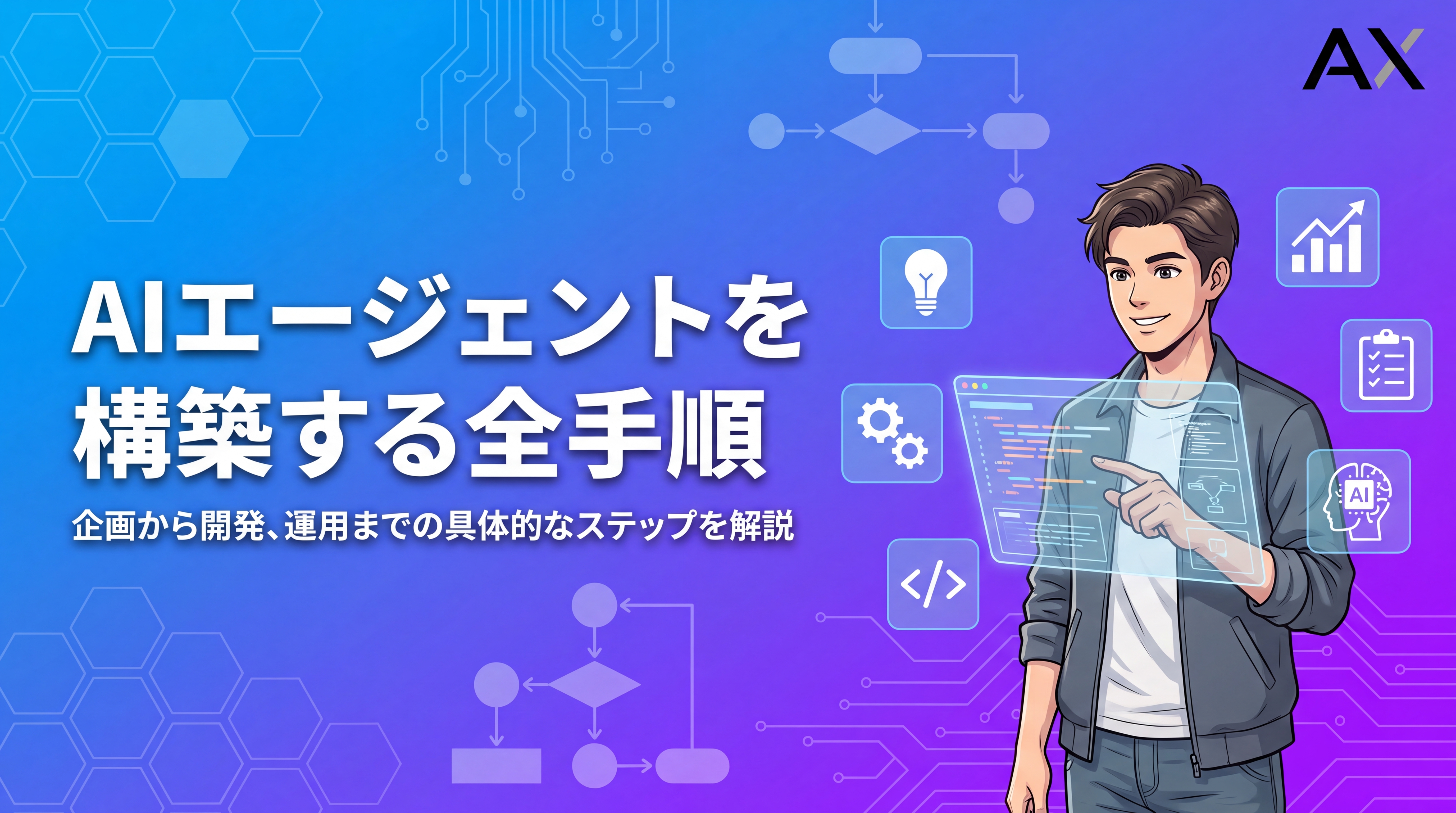 【基本ガイド】AIエージェントの構築方法｜企画から開発、運用までの全手順