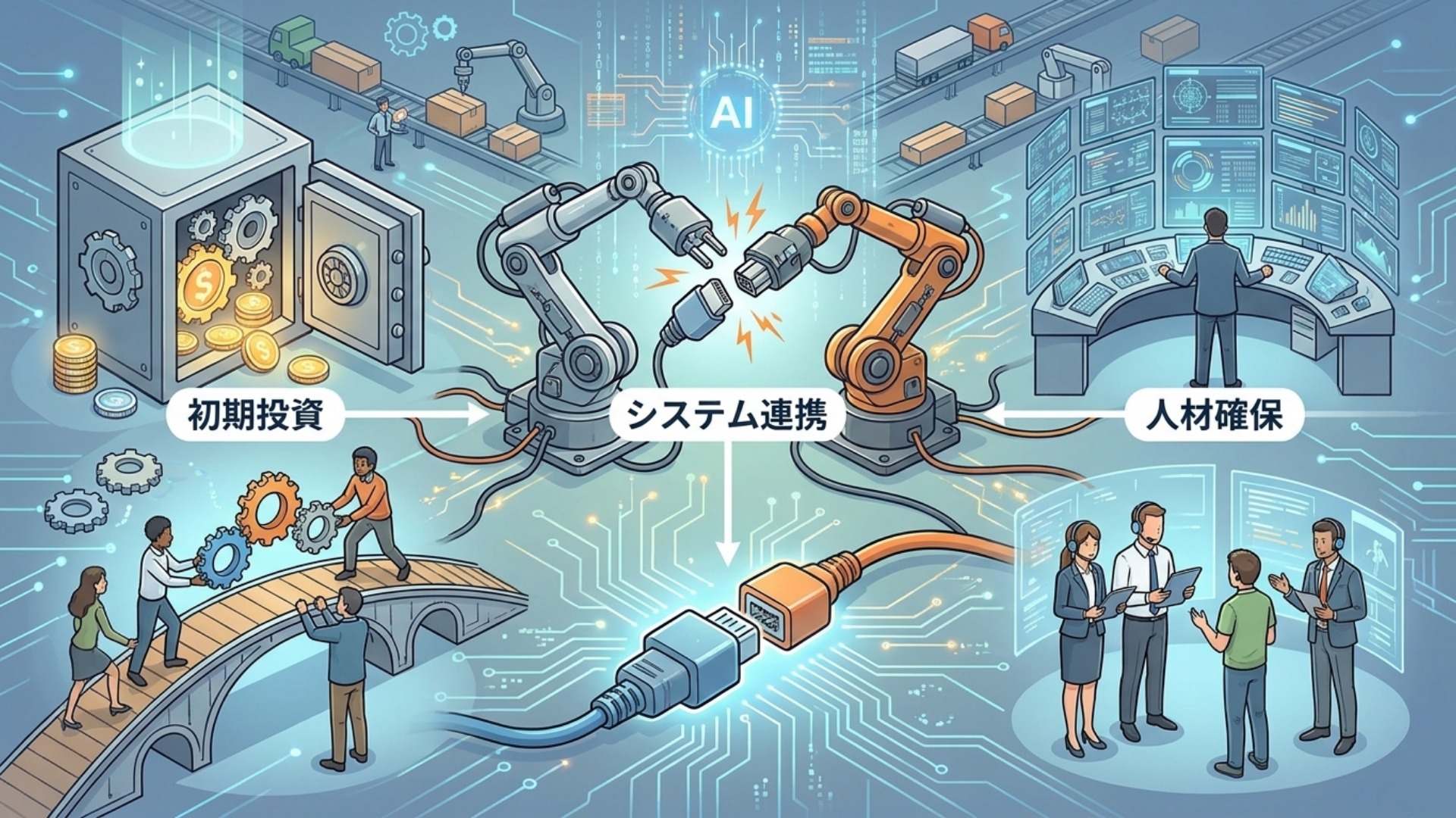 物流AI導入におけるデメリットと対策