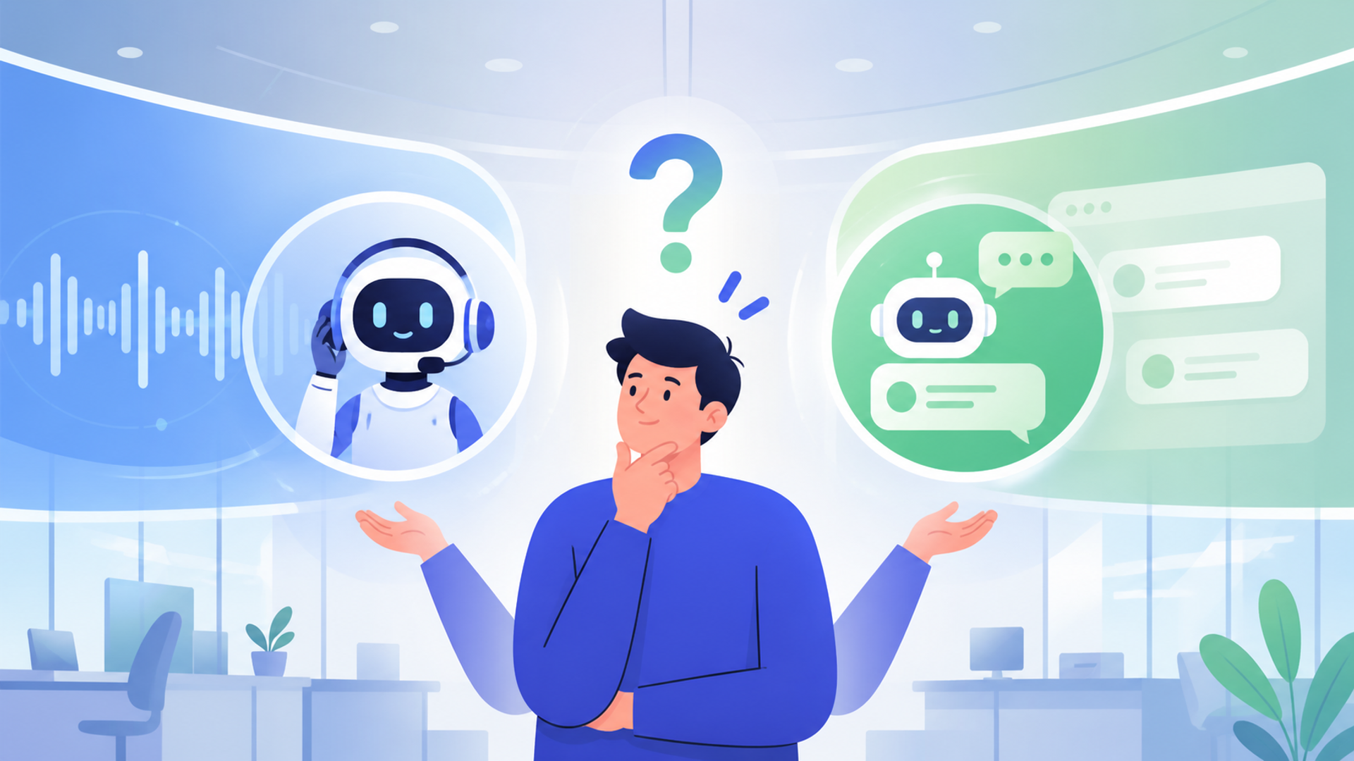 自社に合うのはどっち？システムにおける2つの提供形態を表す図解イラスト