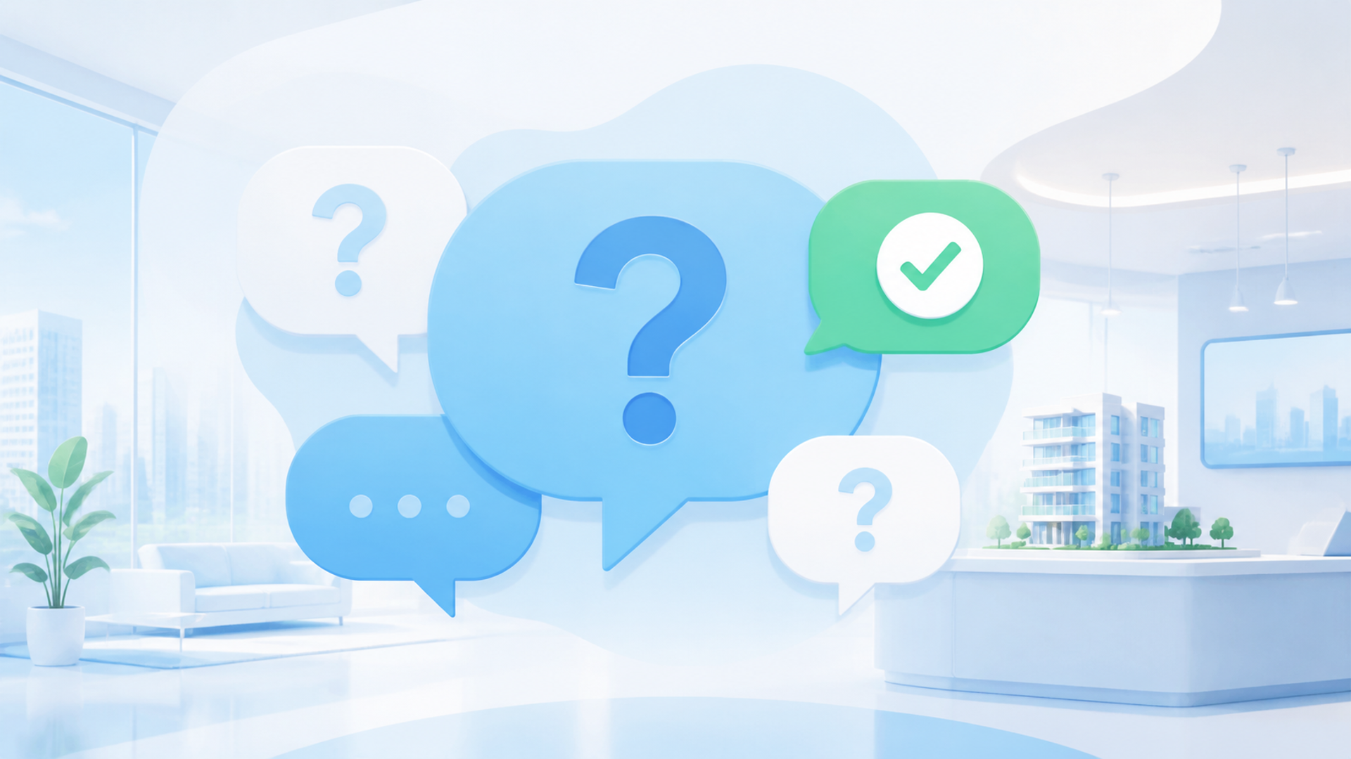 導入に関するよくある質問（FAQ）を表す図解イラスト