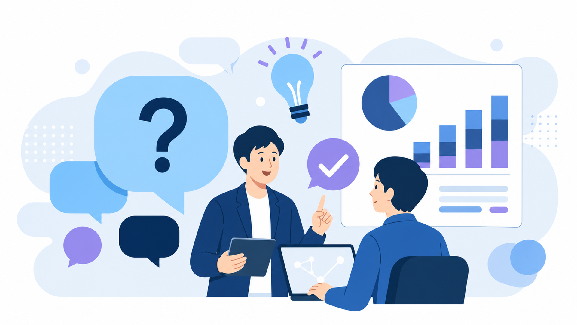 Claude APIに関するよくある質問を表す図解イラスト