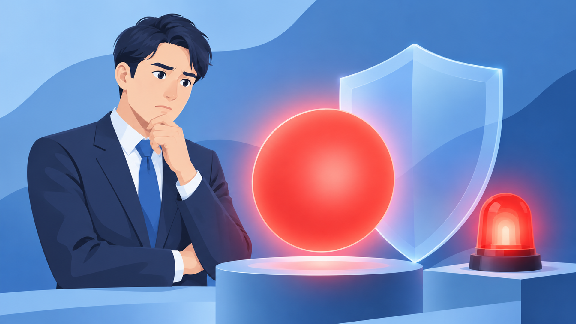 なぜ今、安全なAI運用が求められるのか？背景とリスクを解説を表す図解イラスト