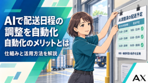 AIで配送日程の調整を自動化するメリットとは？仕組みや活用方法を解説