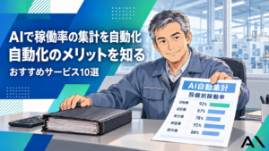 AIによる稼働率集計の自動化とは？メリットやおすすめのサービス10選