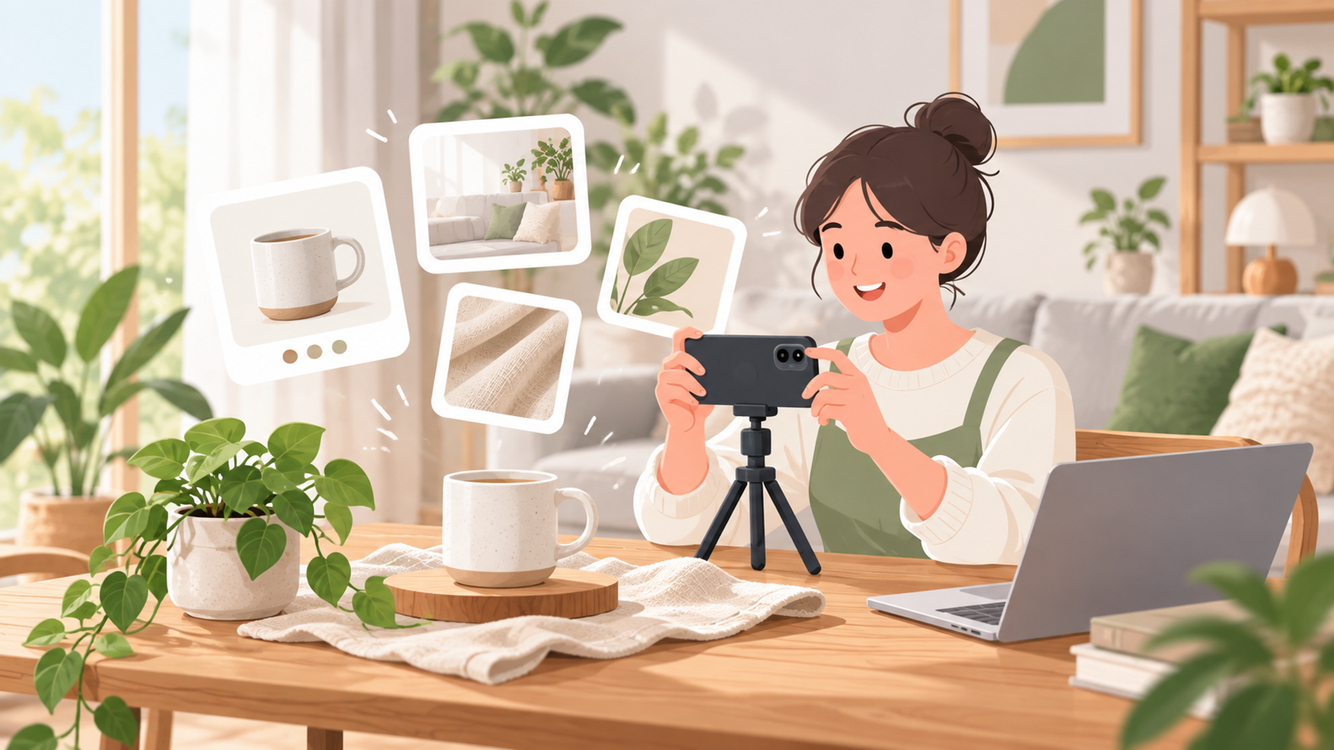 2026年最新のEC画像トレンドを表す図解イラスト