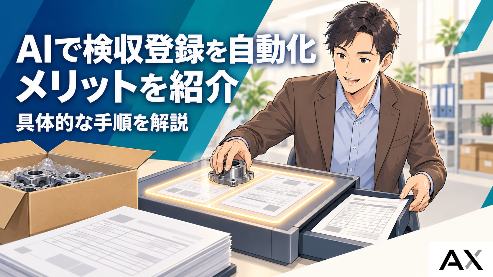 AIによる検収登録の自動化とは？メリットや具体的な手順を解説