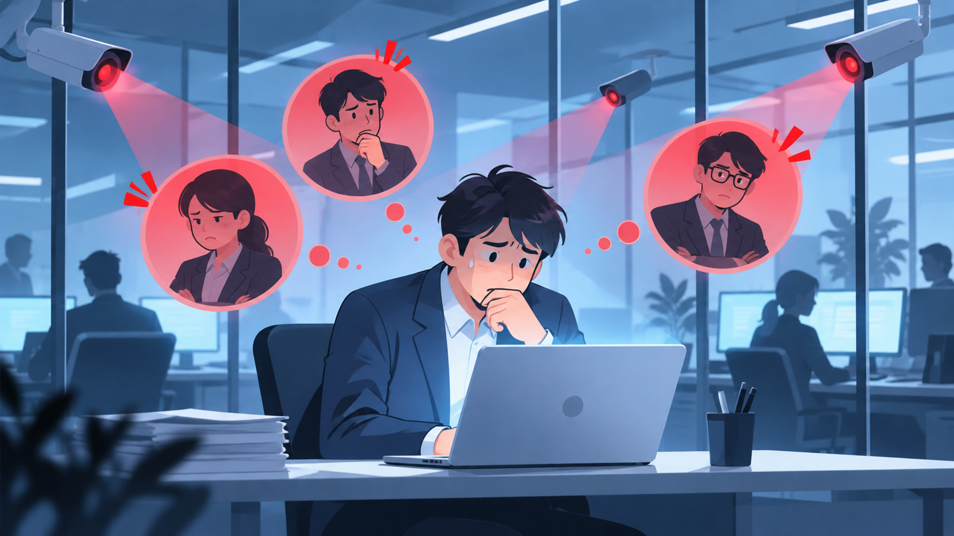 運用時に陥りがちな失敗パターンと注意点を表す図解イラスト