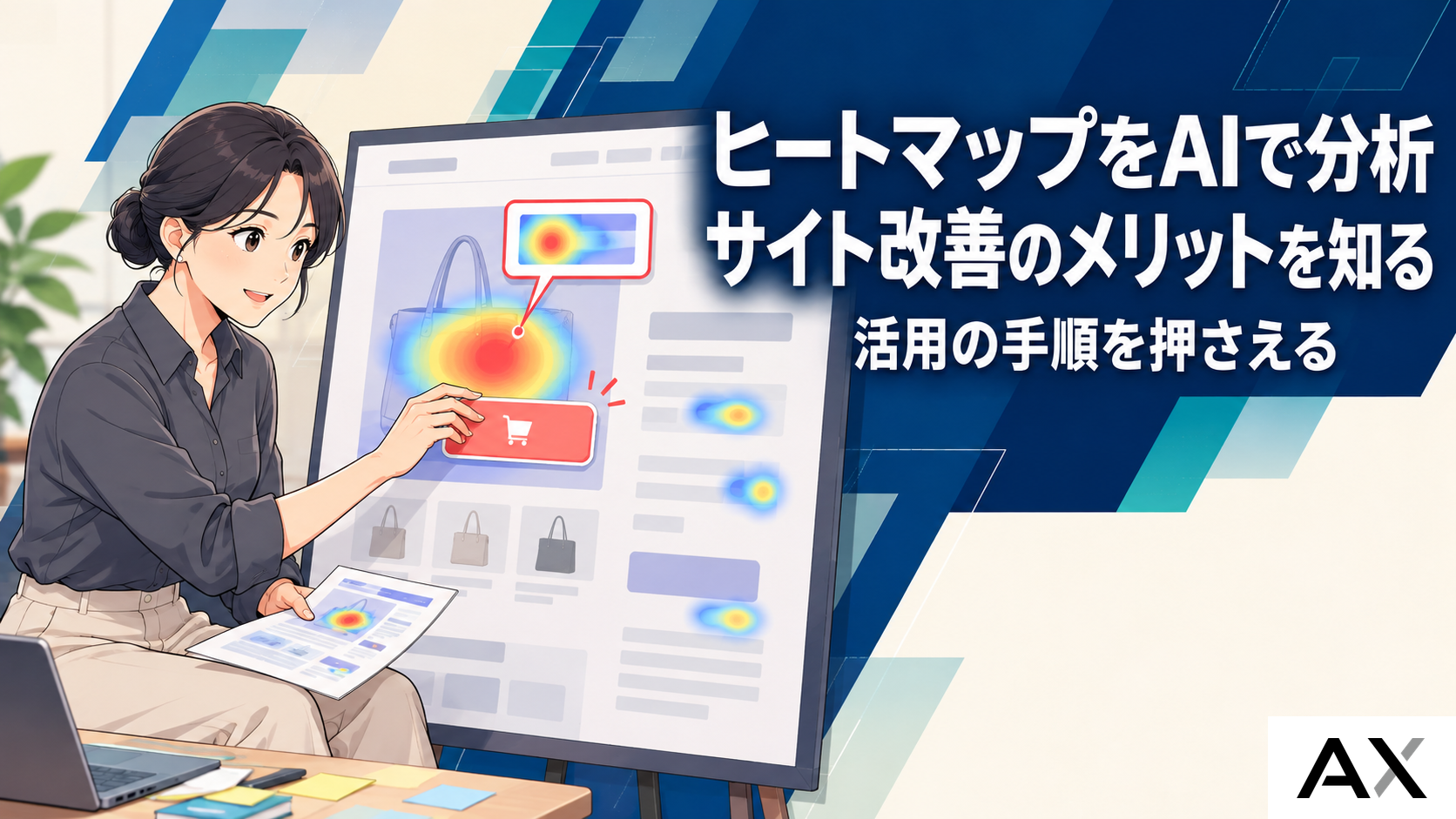 AIを活用したヒートマップ分析とは？サイト改善のメリットや活用手順を解説