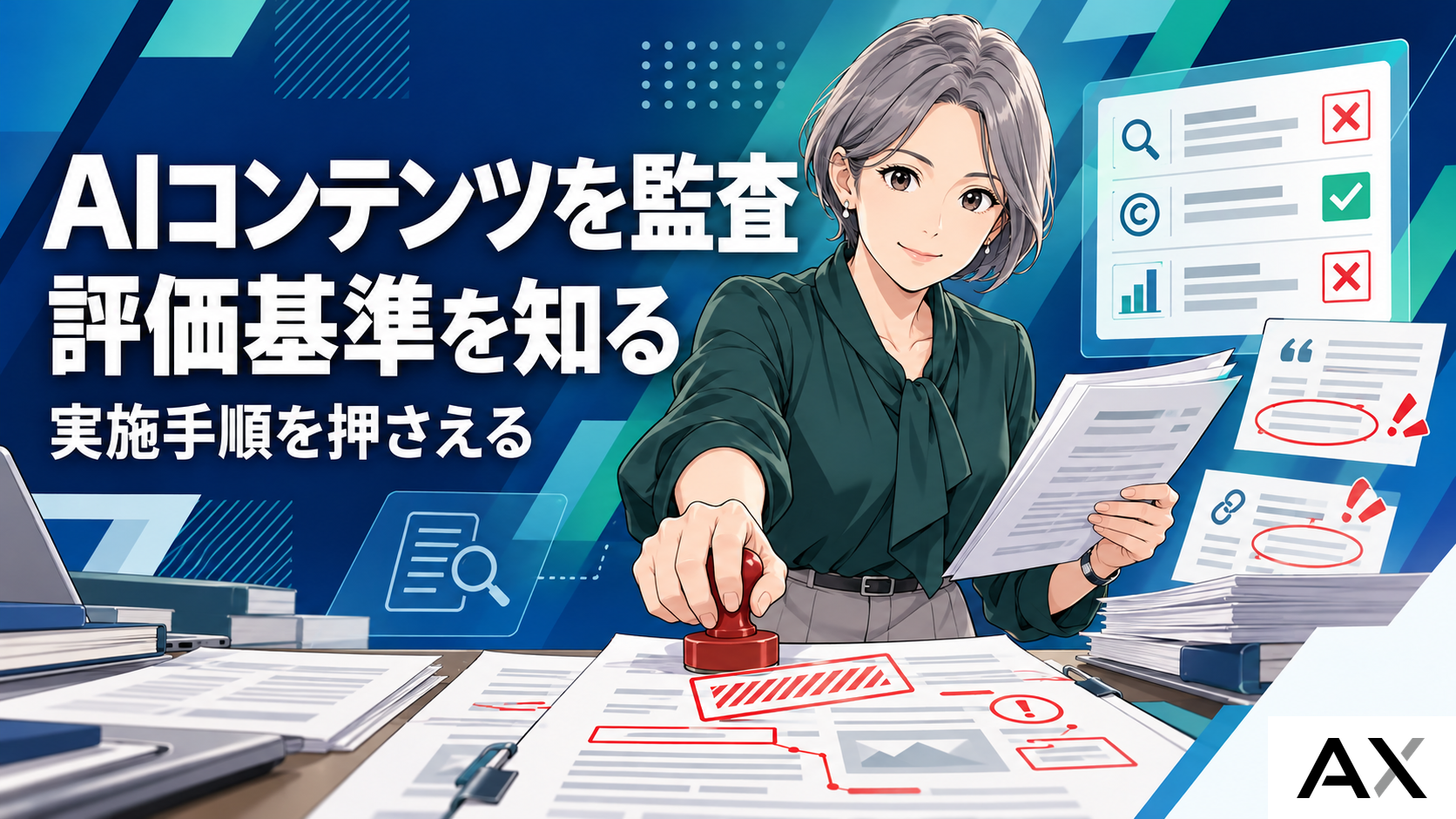 AIコンテンツの監査とは?評価基準と実施手順を分かりやすく解説