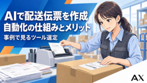 AIで配送伝票作成を自動化する仕組みとは？メリットや事例・ツール選定のポイントを解説
