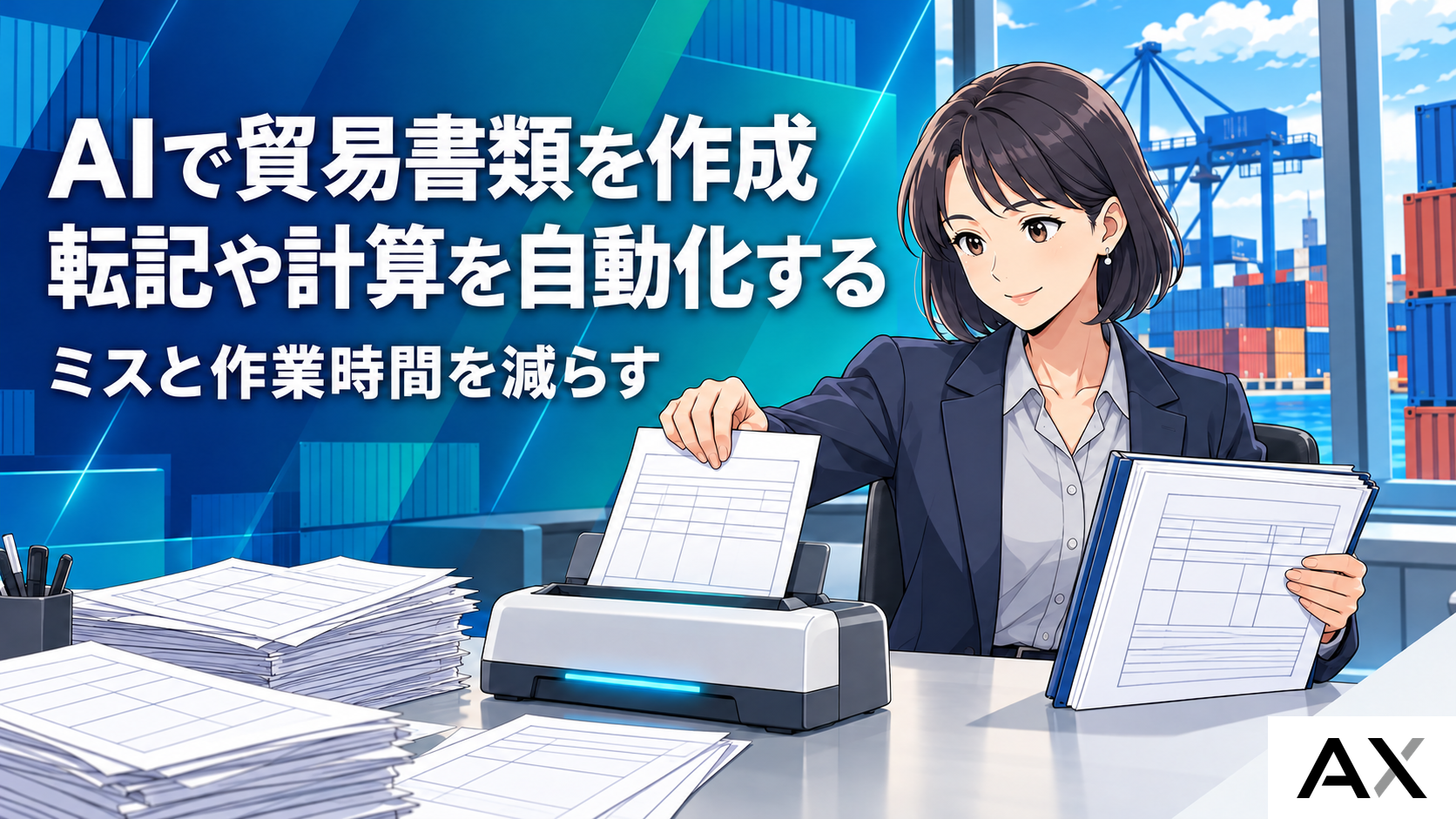 AIでの貿易書類作成とは？業務効率化のポイントと最新トレンドを解説