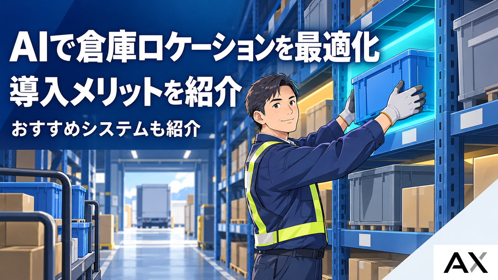 AIによる倉庫ロケーション最適化とは？導入メリットとおすすめシステムを紹介