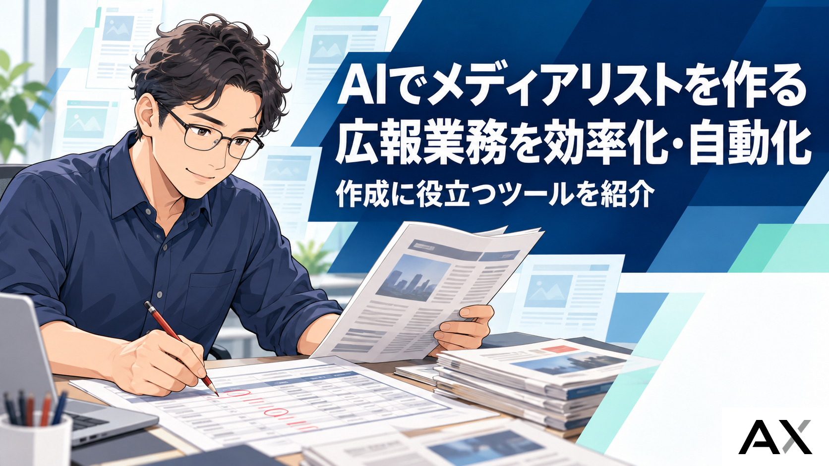 AIでメディアリストを作成する方法｜広報業務を効率化・自動化するおすすめツール